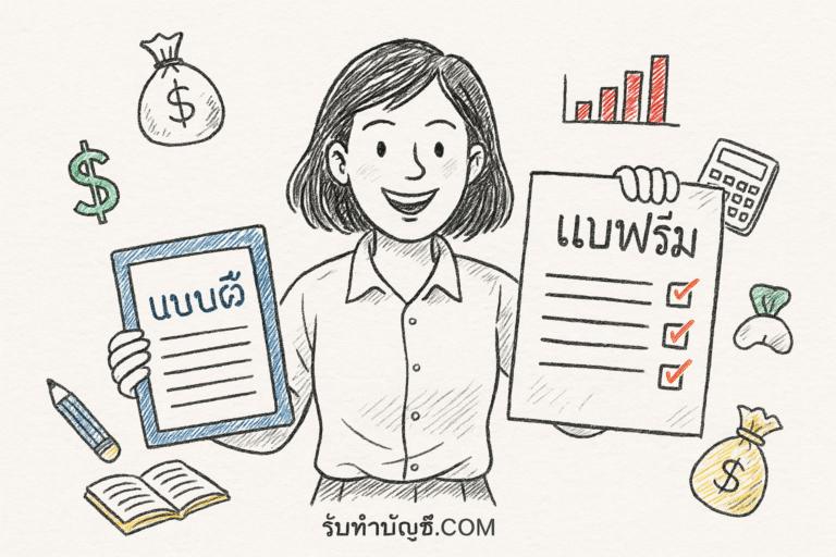 แบบฟอร์มบัญชีครบ