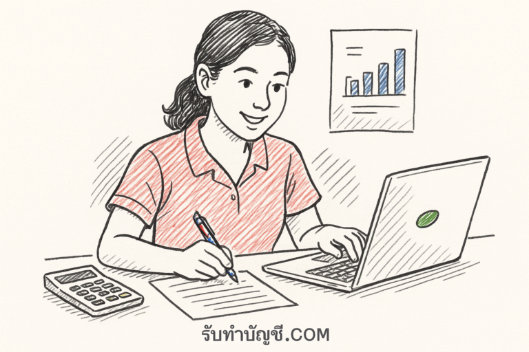ทําบัญชีร้านค้า excel