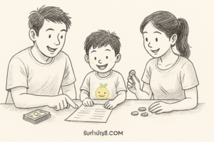 วิธีสอนบัญชีครัวเรือน ระบบ 9 รายได้มากสอนทุกคนในวางแผนโอกาส?